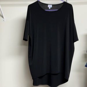 LuLaRoe Small Black Irma Tunic Top